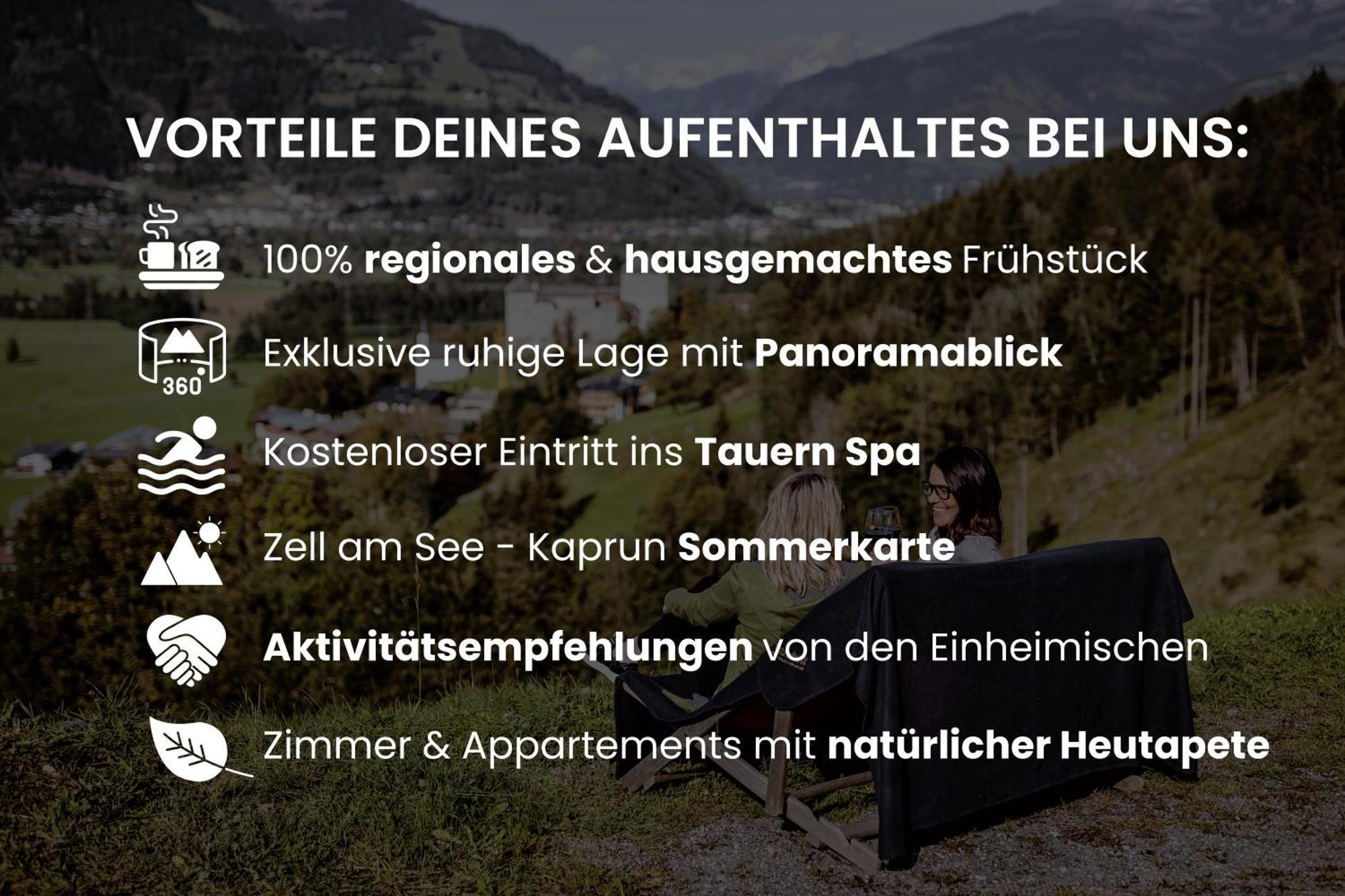 Hotel Garni Panorama Guggenbichl Kaprun Esterno foto
